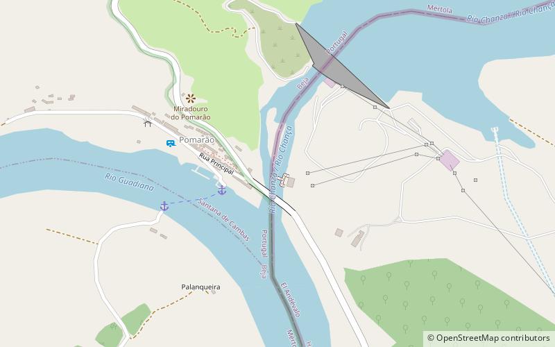 Puente Internacional del Bajo Guadiana location map