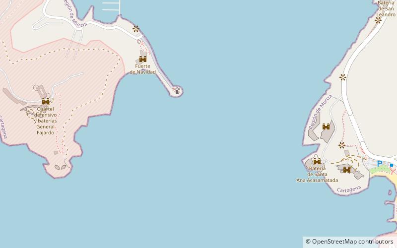 Port of Cartagena location map