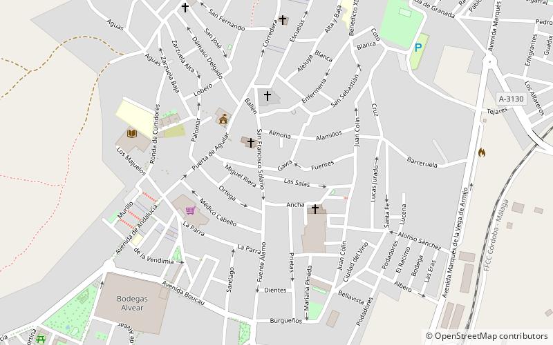 Montilla location map