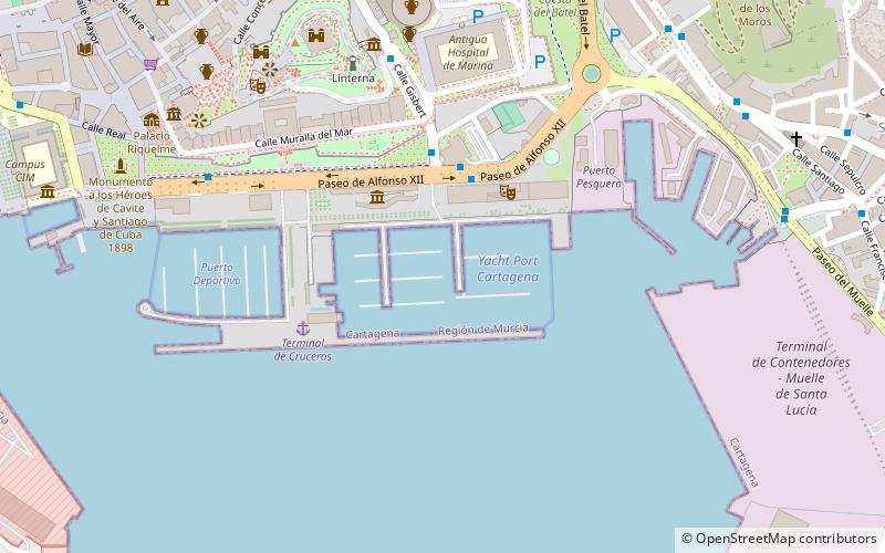 Yacht Port Cartagena location map