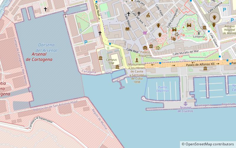 darsena de botes cartagena location map