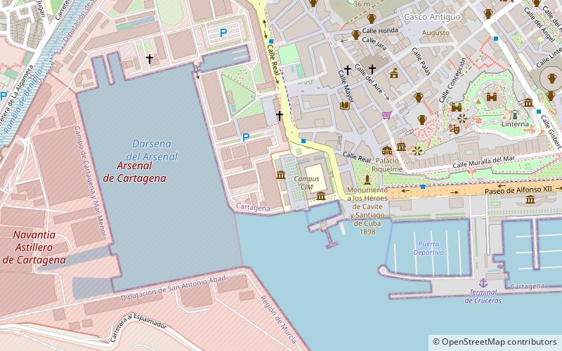 sala isaac peral museo naval kartagena location map
