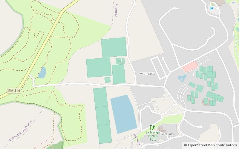 La Manga Club Football Stadium location map