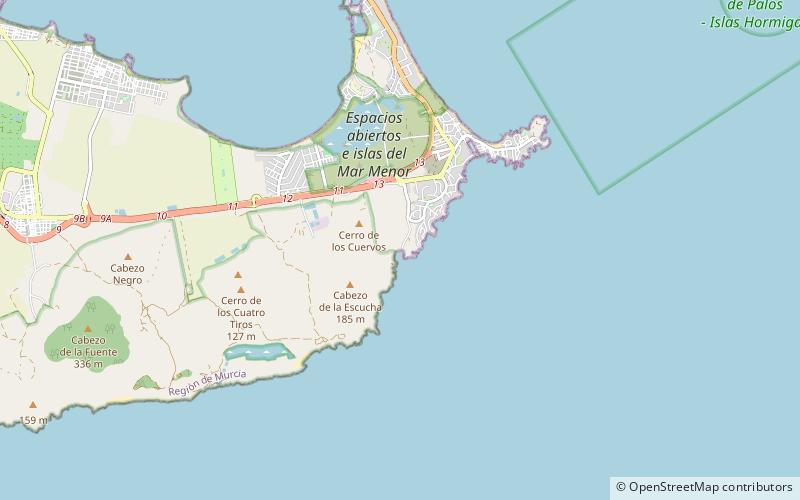 Cala Reona location map