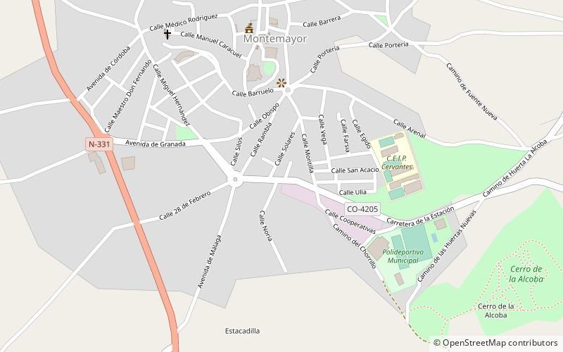 Montemayor location map