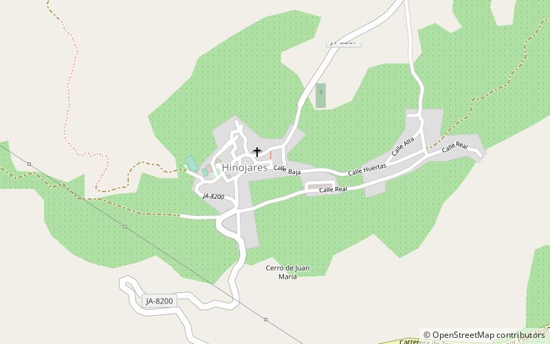 Hinojares location map