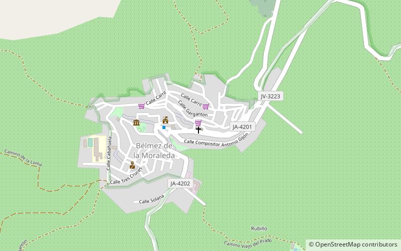 Bélmez Faces location map