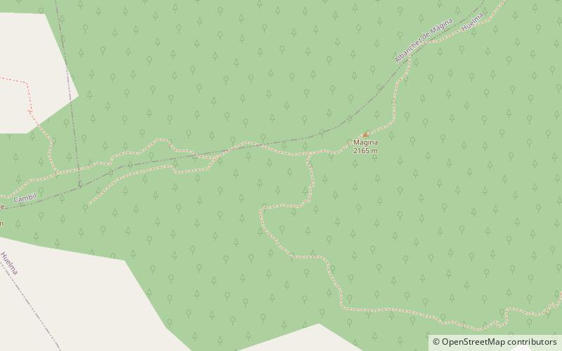 Pico Mágina location map