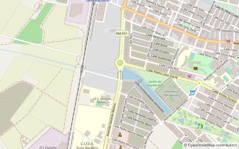 Avenida Gerardo Molina location map