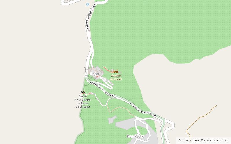 Castillo de Tiscar location map