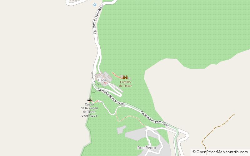 Castillo de Tíscar location map