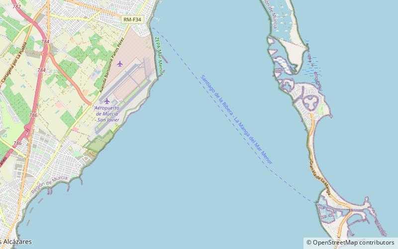 mar menor murcia location map