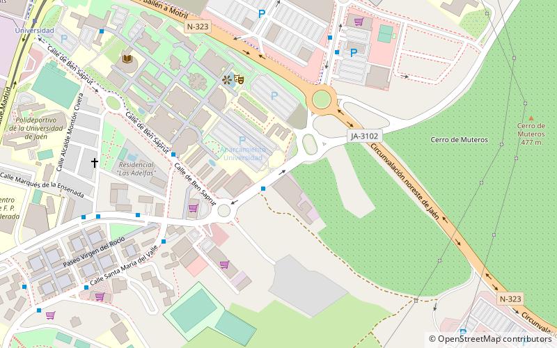 Universidad de Jaén location map