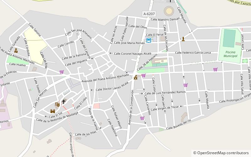 Peal de Becerro location map