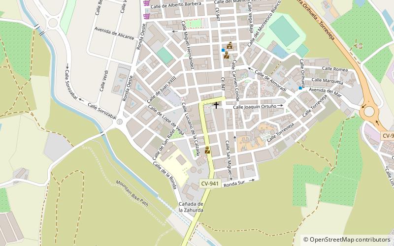 San Miguel de Salinas location map
