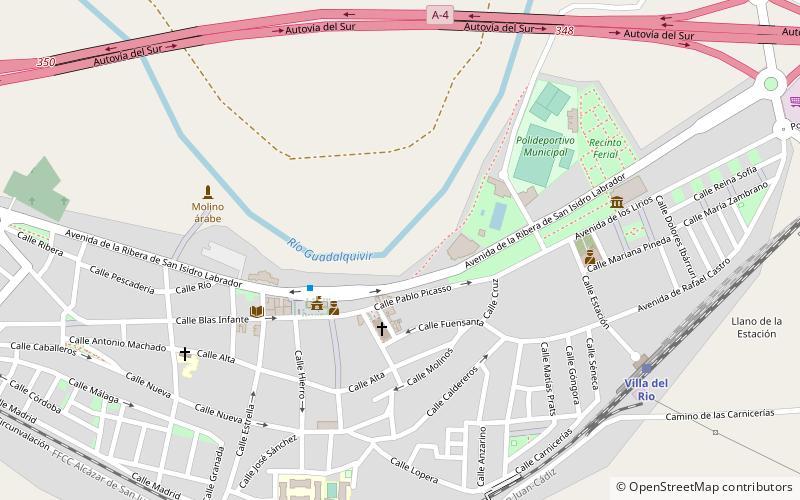 Villa del Río location map