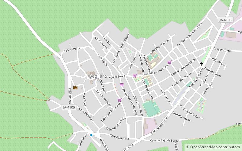 Begíjar location map