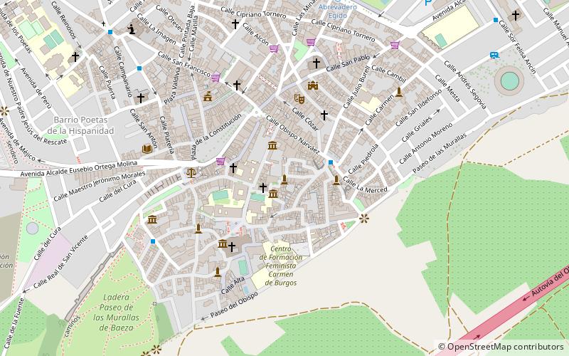 Santa María Square location map