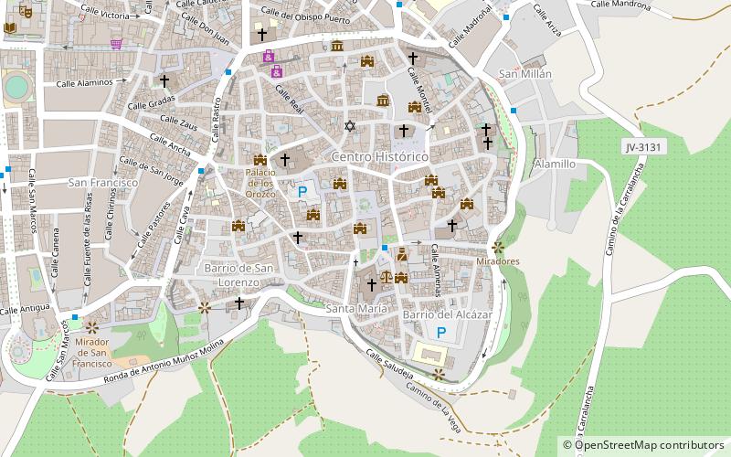 Vázquez de Molina Palace location map