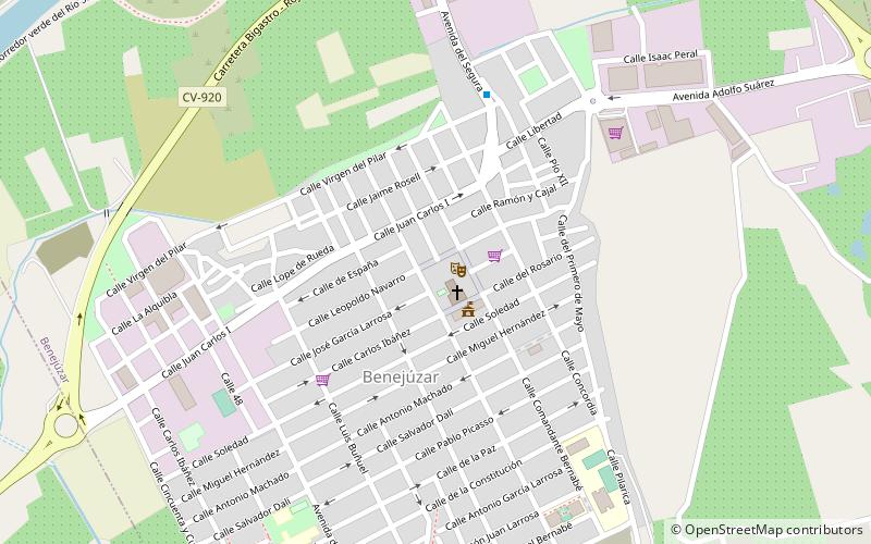 Benejúzar location map