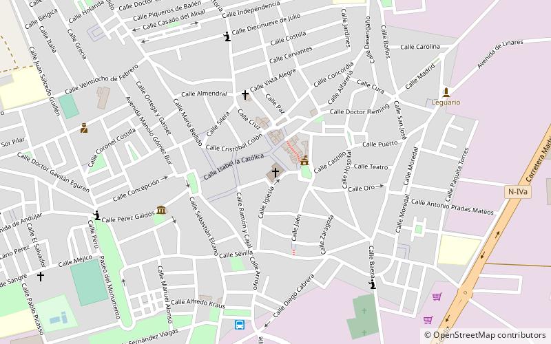 Bailén location map