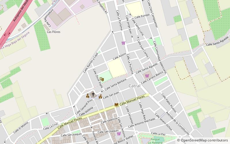 Catral location map