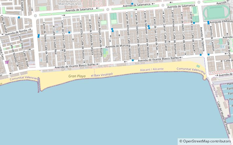 Gran Playa location map