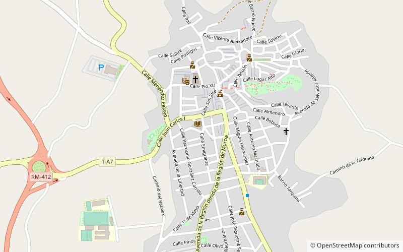 Abanilla location map