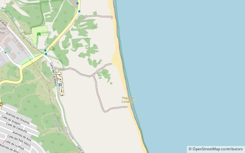 playa del carabassi alicante location map