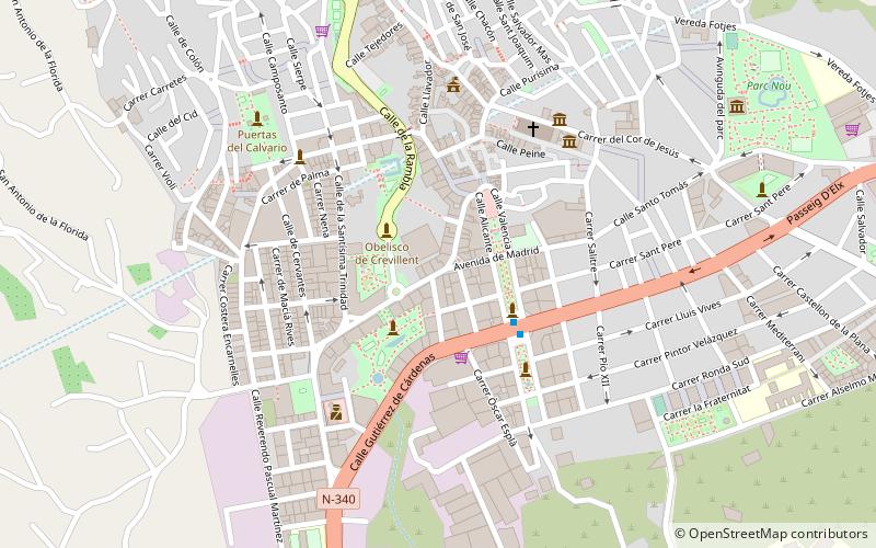Crevillente location map