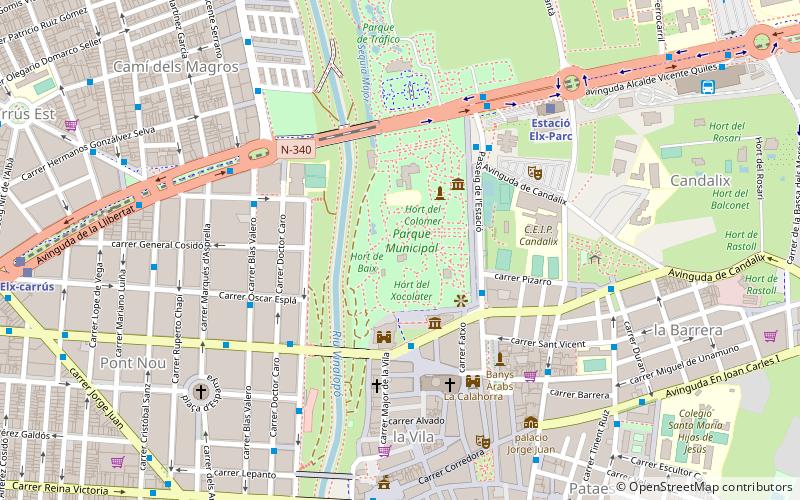 Palmeral de Elche location map