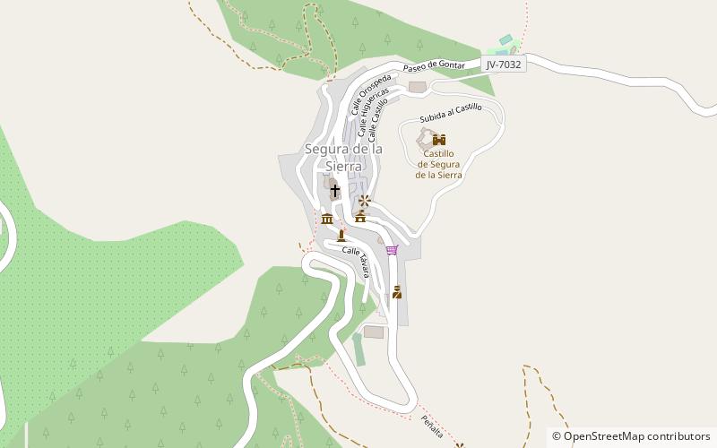 Segura de la Sierra location map