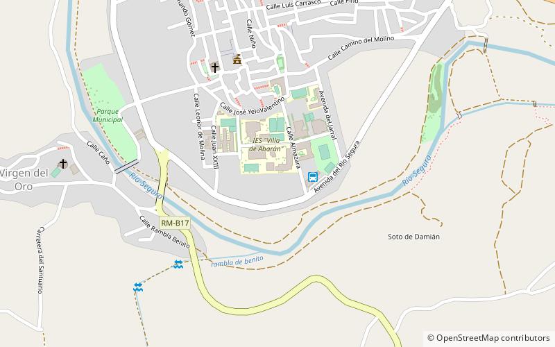 Abarán location map