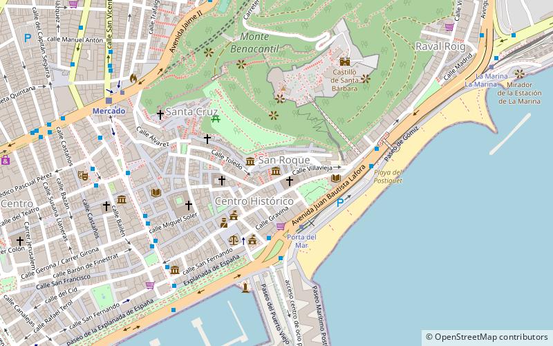 Alicante Museum of Contemporary Art location map