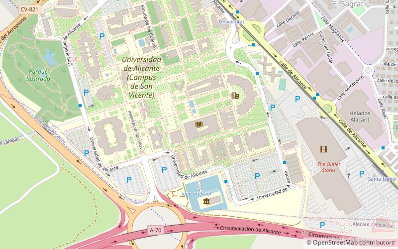 biblioteca virtual miguel de cervantes alicante location map