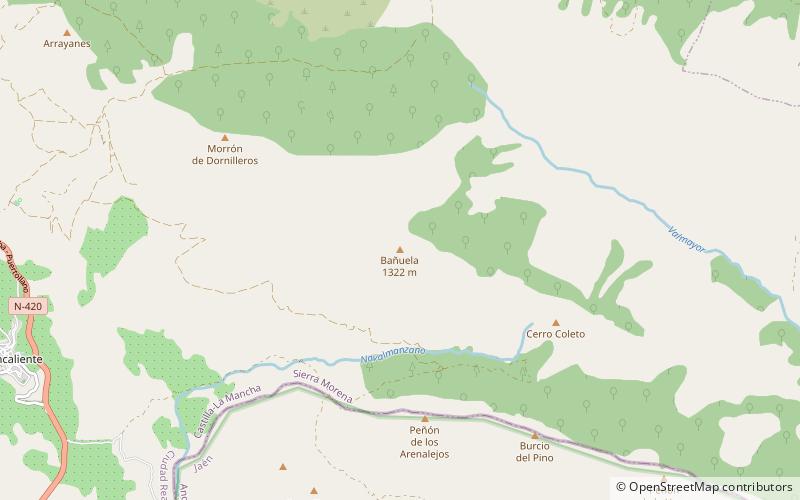 banuela location map