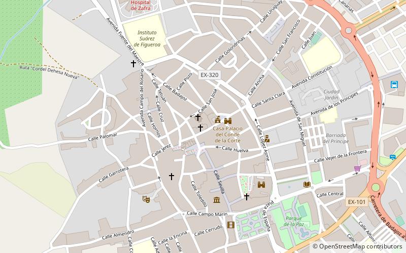 colegiata de la candelaria zafra location map