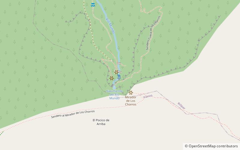 Reventón del río Mundo location map