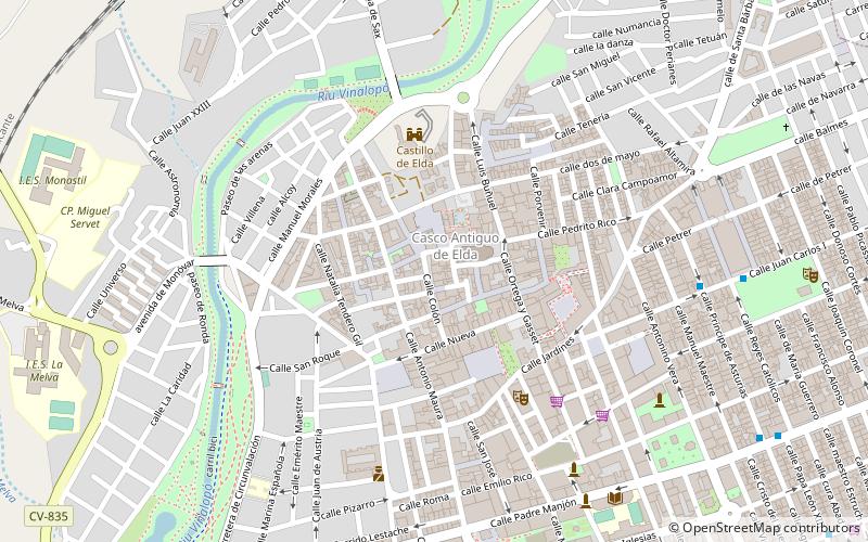elda petrel location map