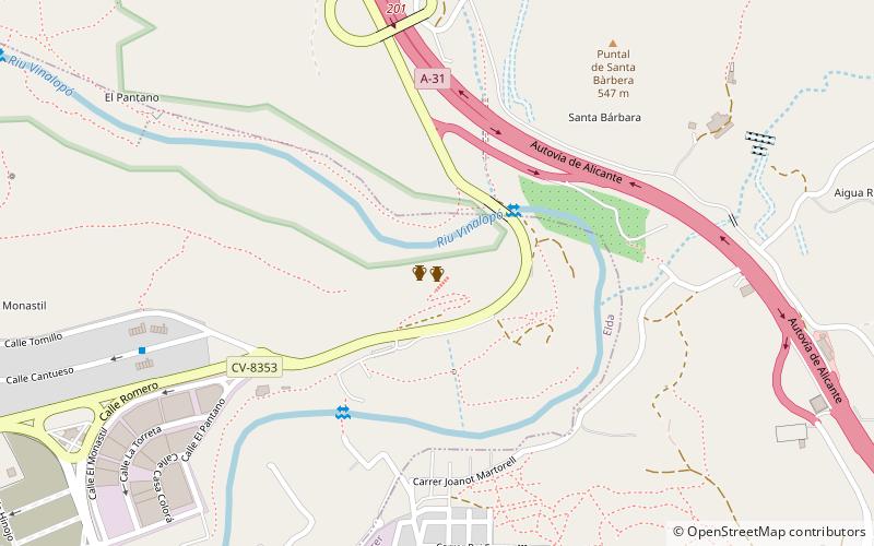 Yacimiento Ibero-Romano de El Monastil location map