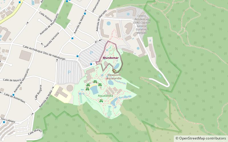 Aqualandia location map