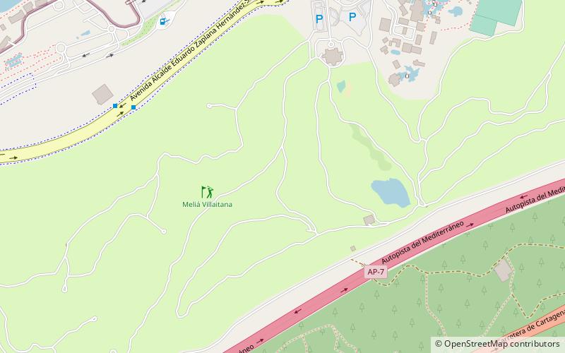 melia villaitana benidorm location map