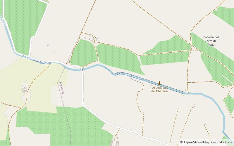 Aqueduct of Albatana location map