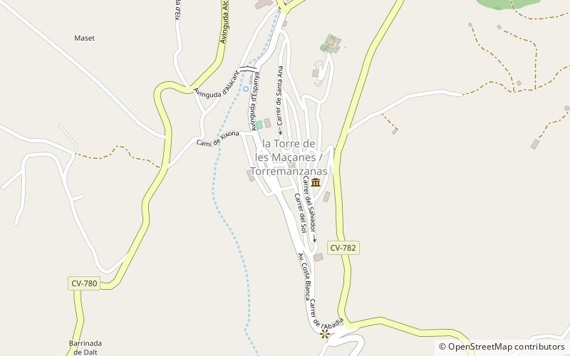 Torremanzanas location map