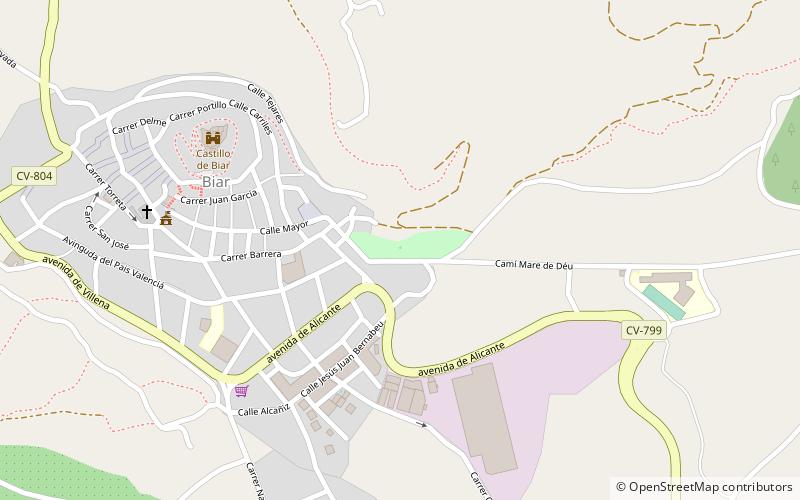 Plátan Monumental de Biar location map