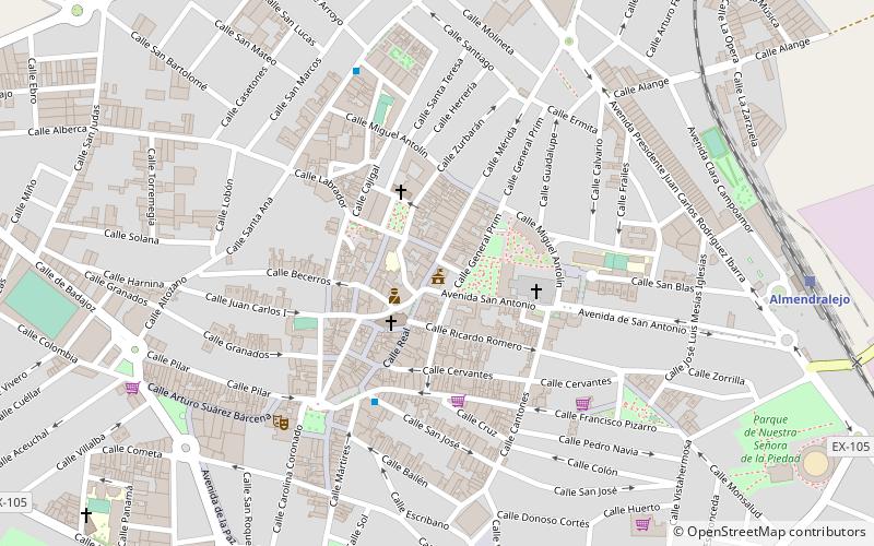 ayuntamiento de almendralejo location map