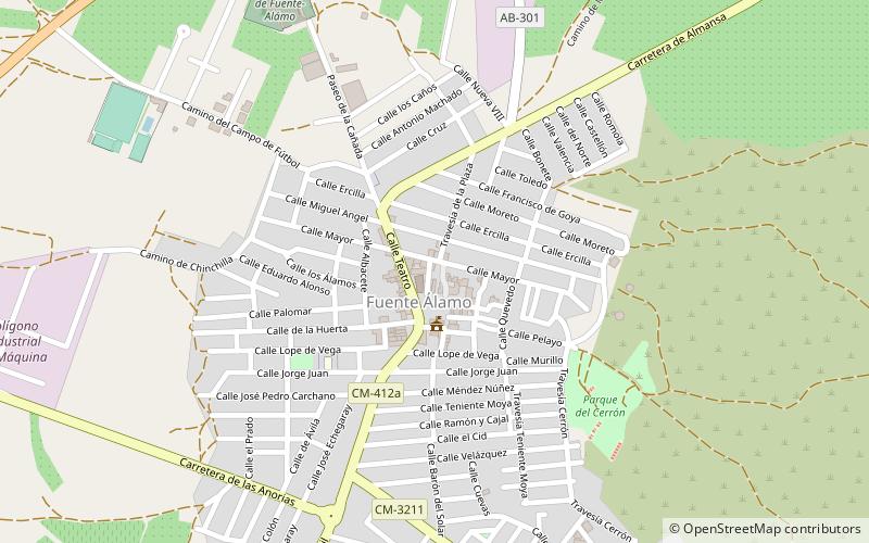 Fuente-Álamo location map