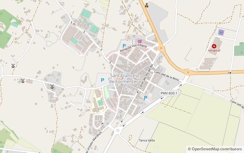esglesia de sant francesc xavier formentera location map