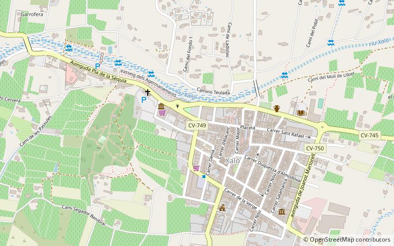 Jalón location map
