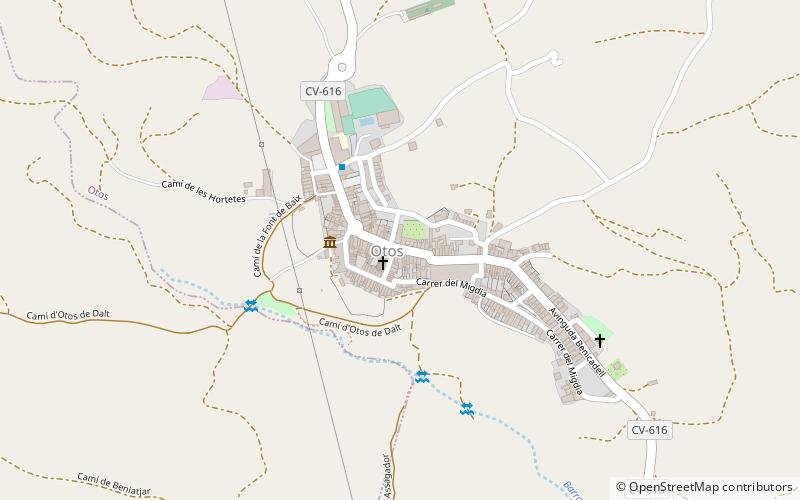 Otos location map